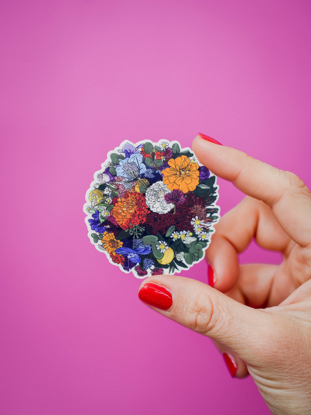 Pack 4 stickers - Fleurs