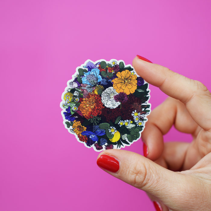Sticker bouquet